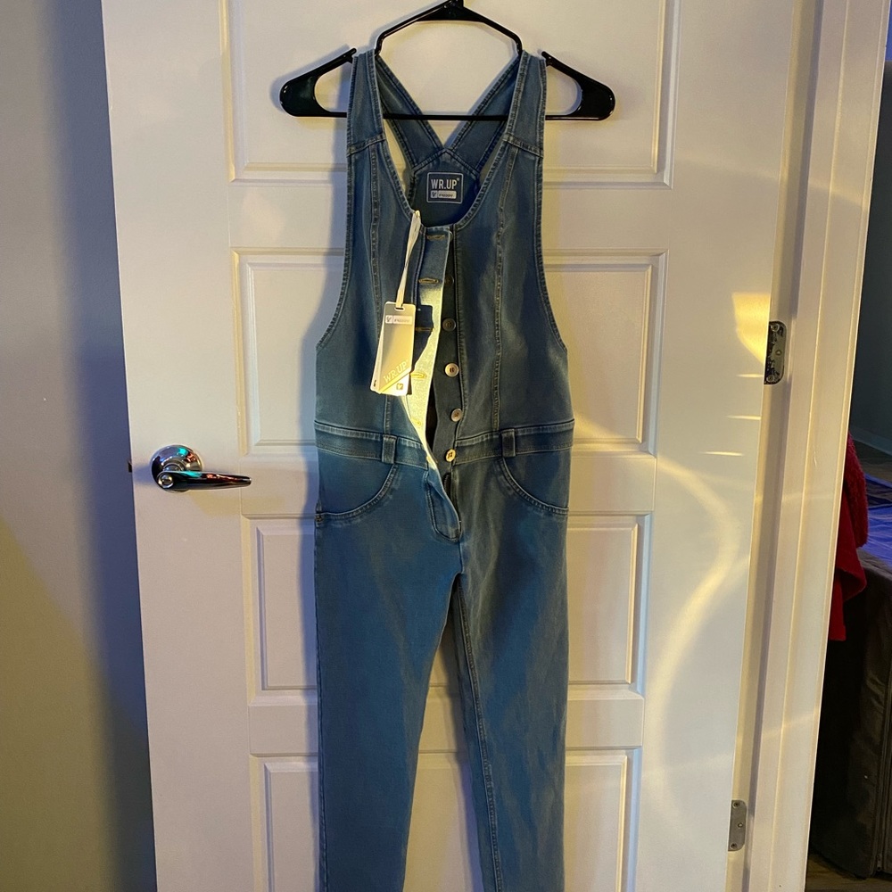 WR. UP overalls